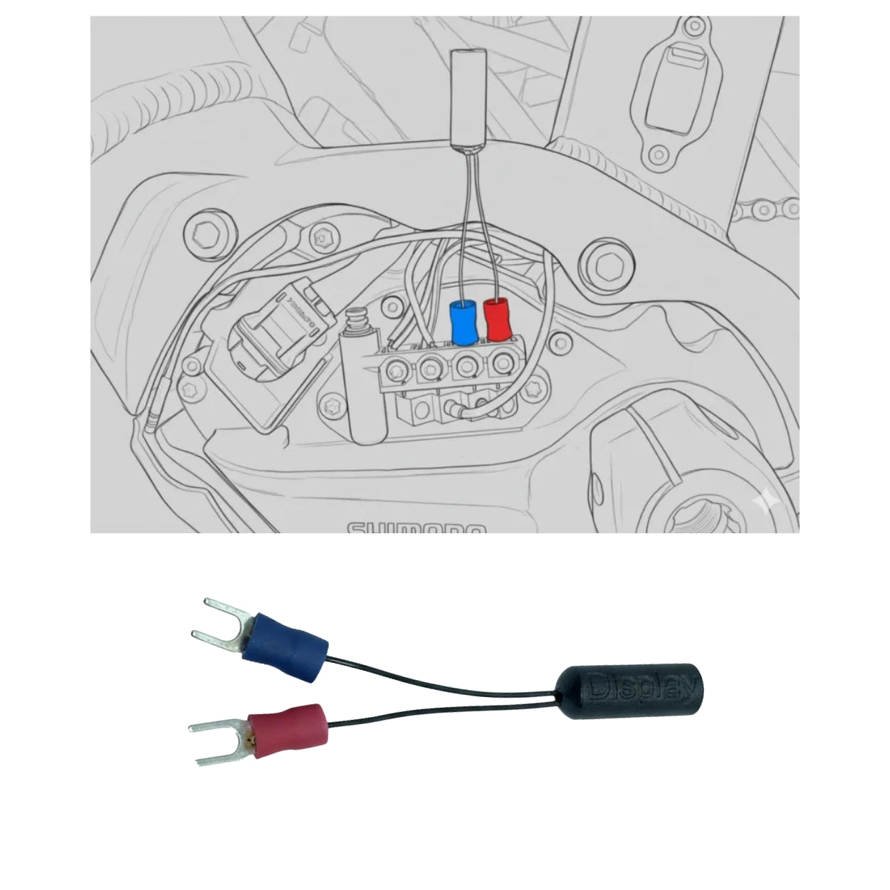 14V-Anschluss Adapter für Shimano EP6 EP801