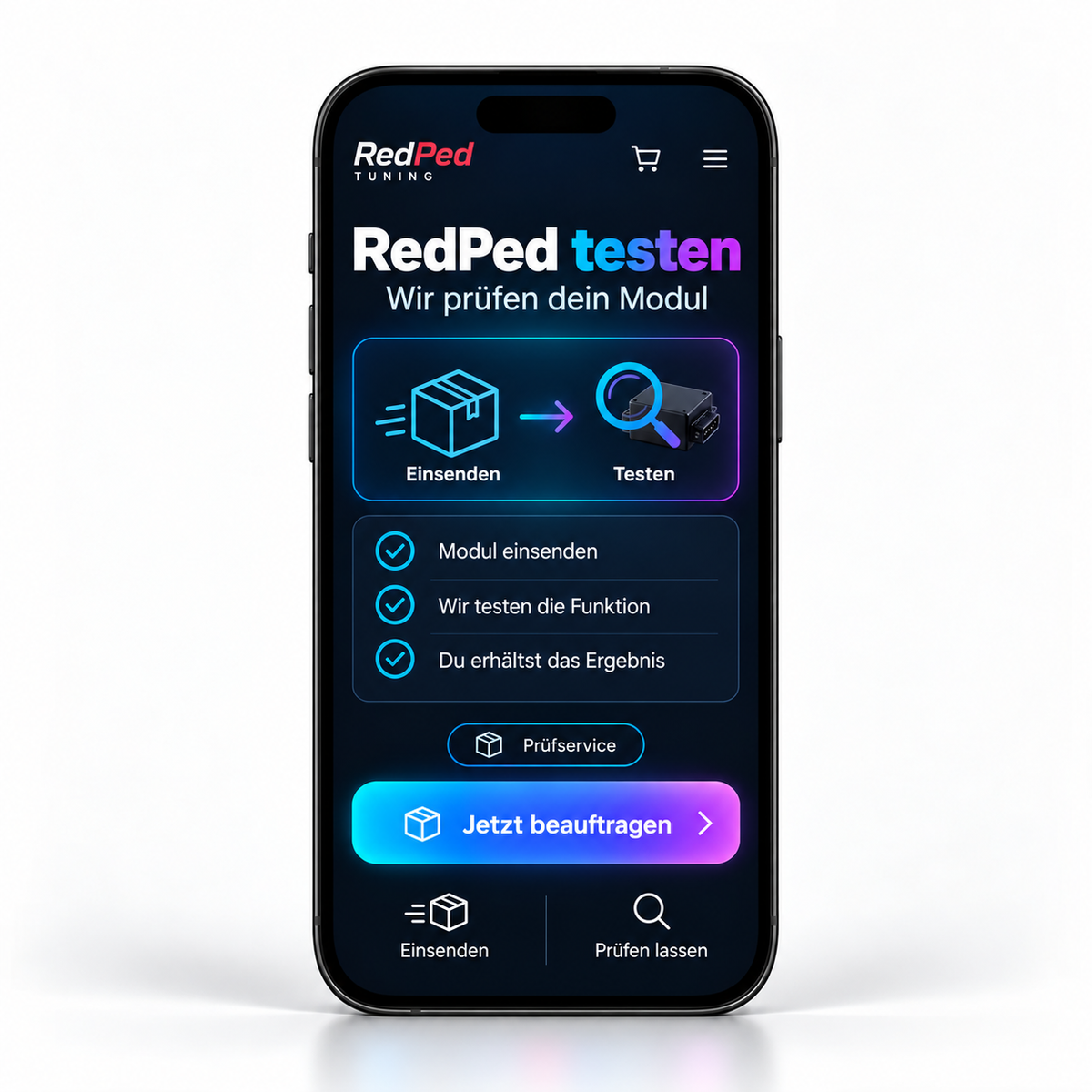 RedPed Modul testen